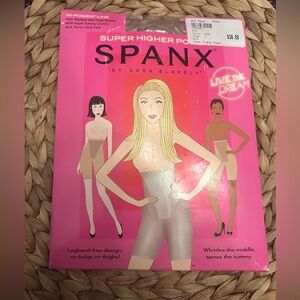 SPANX NWT In-Power Line High-Waisted Mid-Thigh Shaper Nude Size C